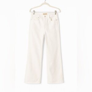 Madewell White Wide Leg Jeans | Size 30
